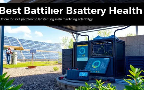 What are the best practices for maintaining solar battery health
