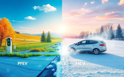 How do regional temperature differences affect the emissions of PHEVs and HEVs