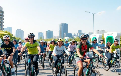 Hydrogen-Powered Cycling Event Promotes Low-Carbon Living in Xinji City