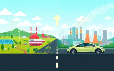 How does the grid electricity mix impact the emissions benefits of PHEVs