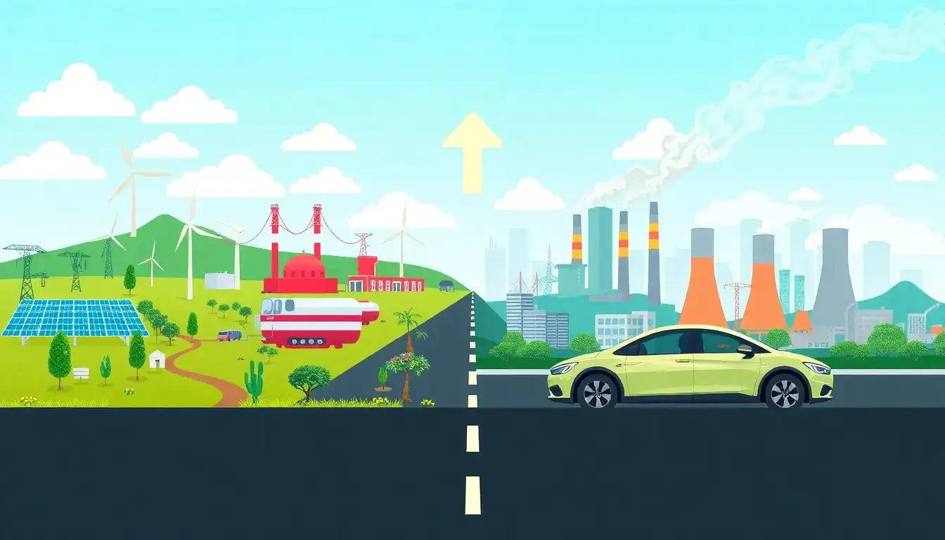 How does the grid electricity mix impact the emissions benefits of PHEVs