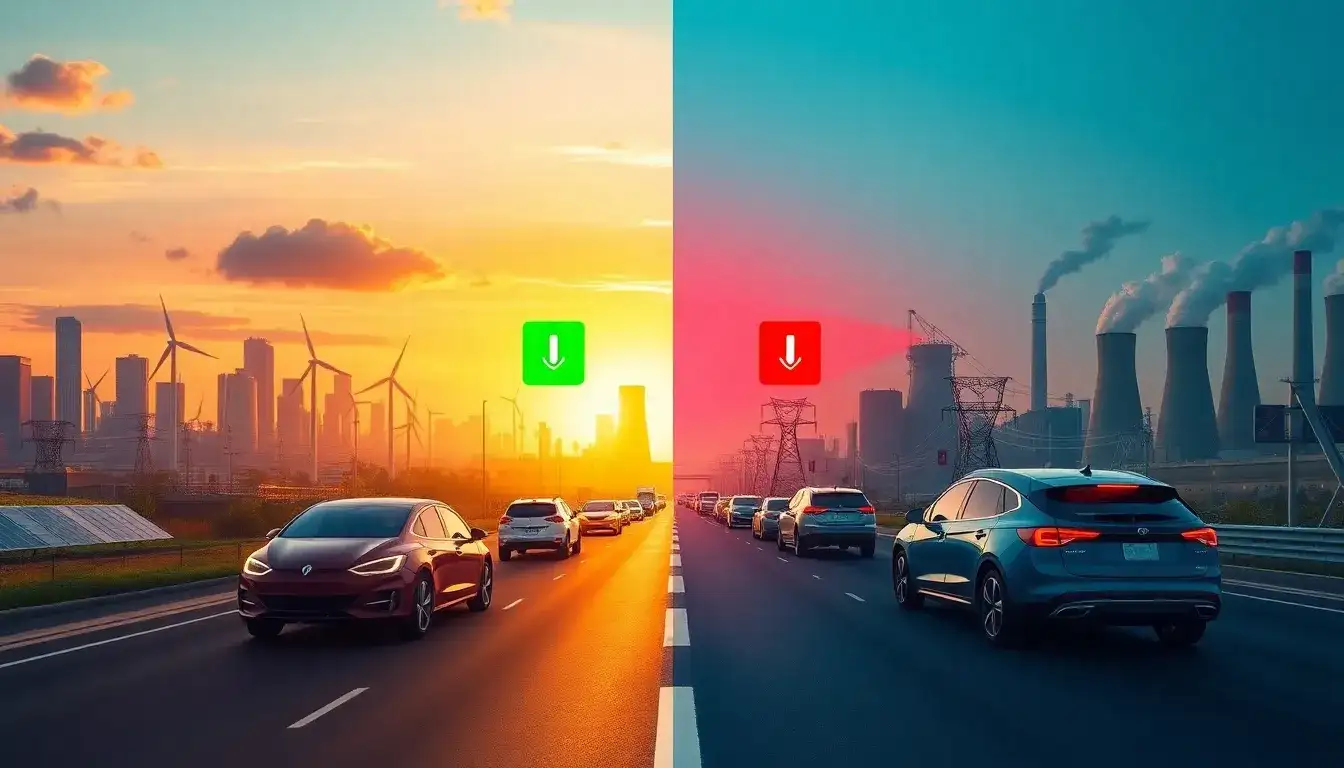 What impact does the electricity mix have on the overall emissions of PHEVs