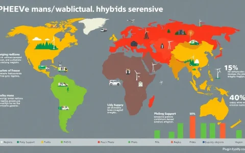 How do PHEVs contribute to reducing greenhouse gas emissions in different regions