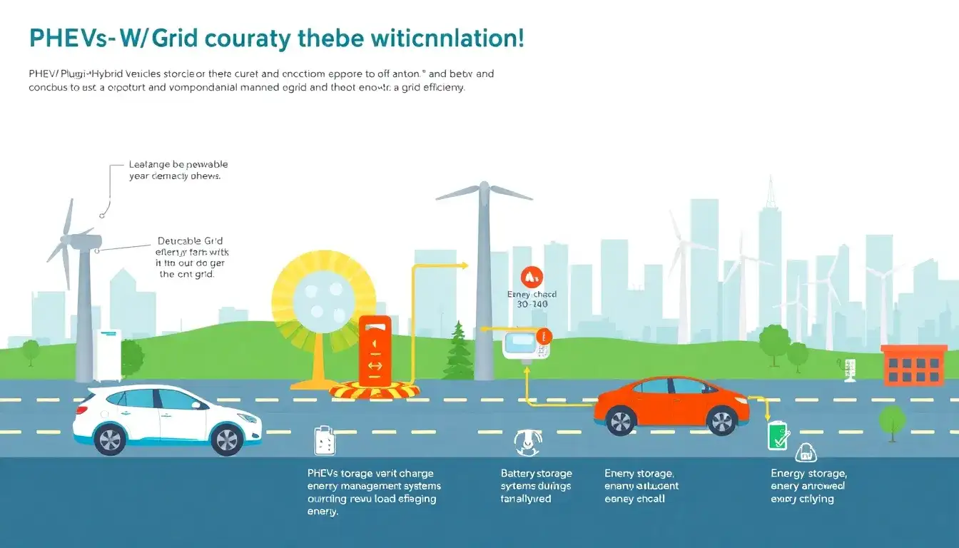 How do PHEVs contribute to grid stability and efficiency