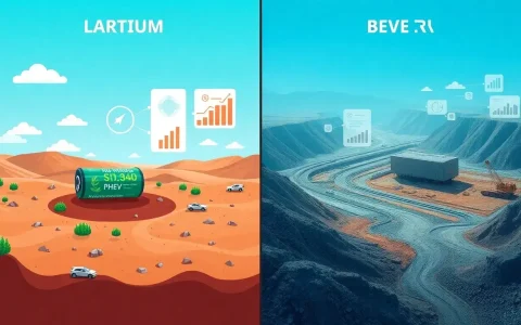How does the mining footprint of smaller PHEV batteries compare to larger BEV batteries