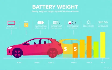 How does the battery weight influence the cost-effectiveness of PHEVs