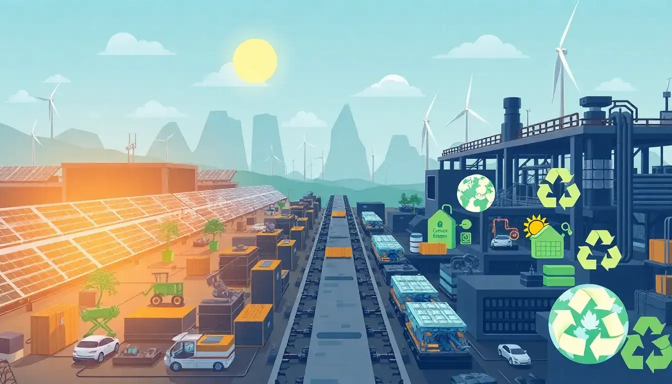 What are the main challenges in decarbonizing battery manufacturing