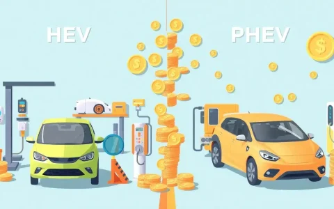 Are there significant cost differences between maintaining HEVs and PHEVs