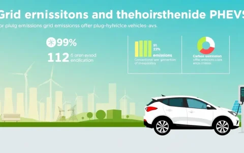 How do grid emissions impact the emissions profile of PHEVs