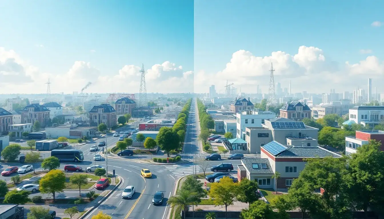 Are there specific regions where HEVs or PHEVs have a significant emissions advantage