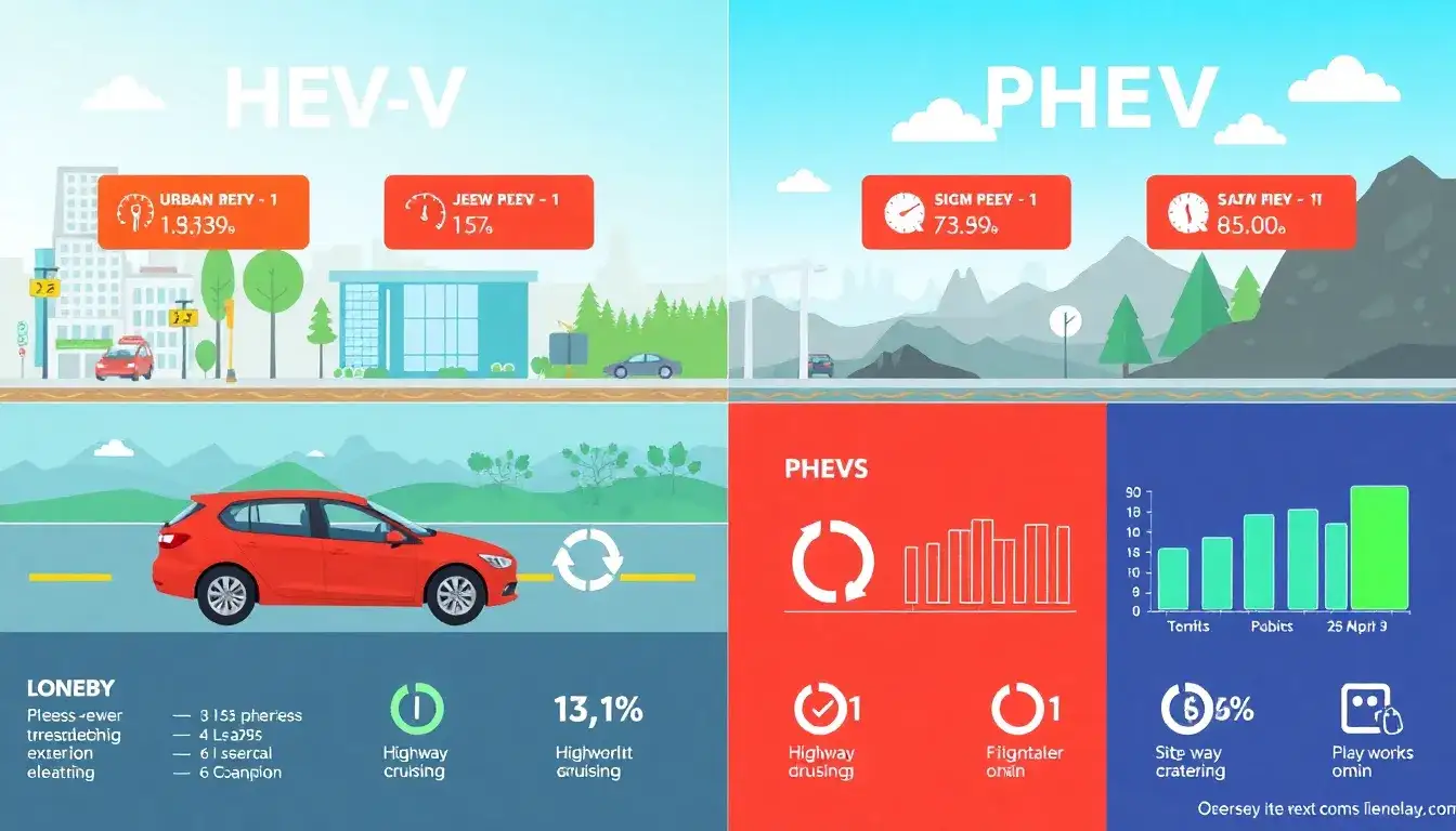 How does the fuel efficiency of HEVs and PHEVs vary in real-world driving conditions