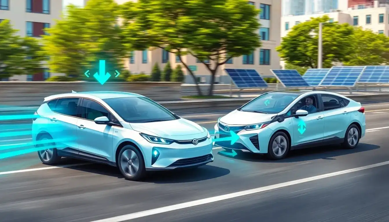 How do regenerative braking systems in HEVs and PHEVs contribute to their fuel efficiency