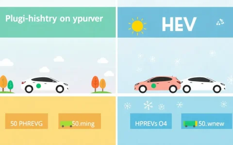 How do PHEVs and HEVs compare in terms of emissions during different seasons