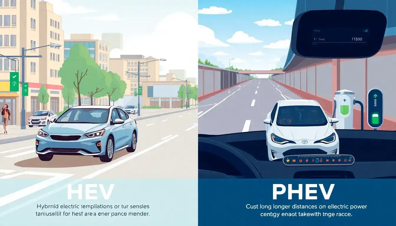 Are there any significant differences in the driving experience between HEVs and PHEVs
