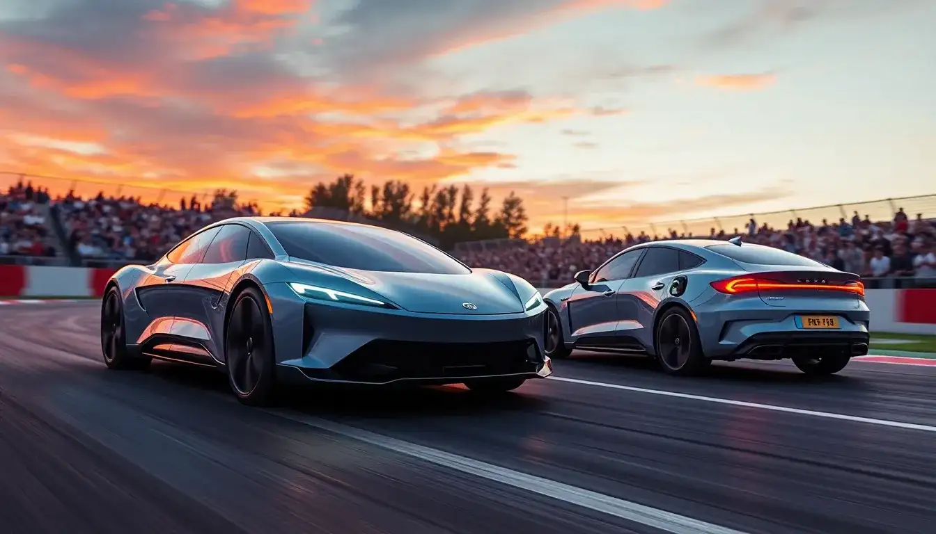 Are there any specific models of HEVs or PHEVs known for their quick acceleration