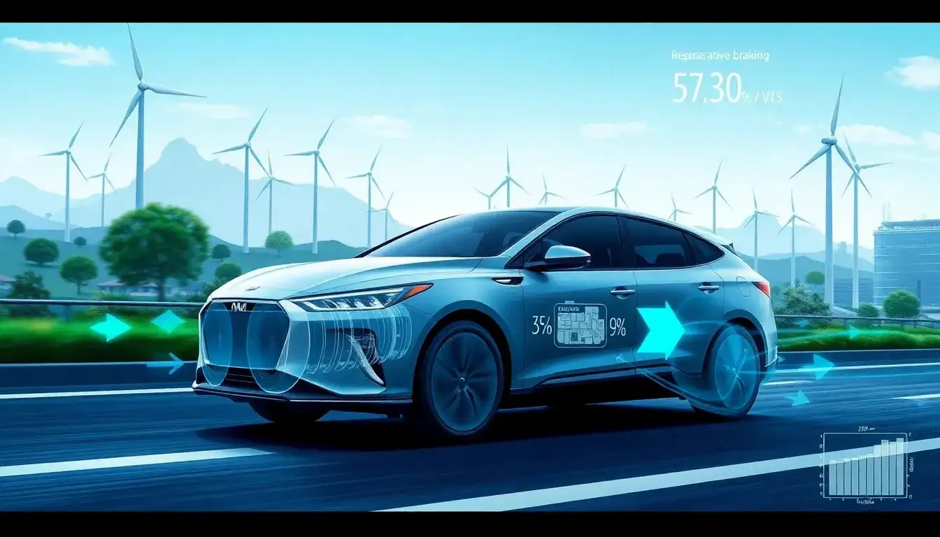 How does regenerative braking affect EV mode performance in PHEVs