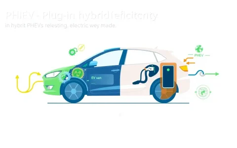 Do PHEVs have better fuel efficiency in hybrid mode compared to EV mode