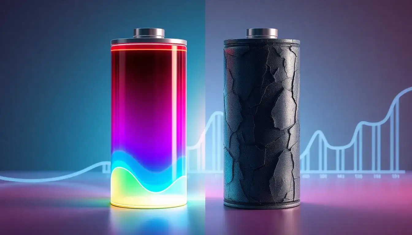 How does the internal resistance of a lithium-ion battery change over time