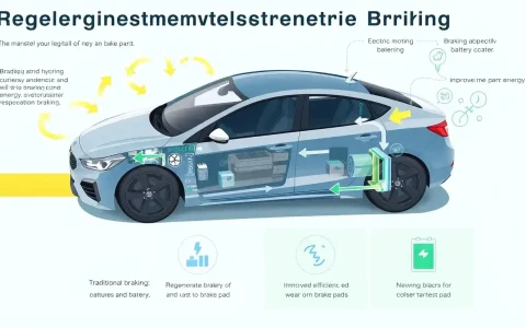 How does regenerative braking affect the overall braking performance in hybrids
