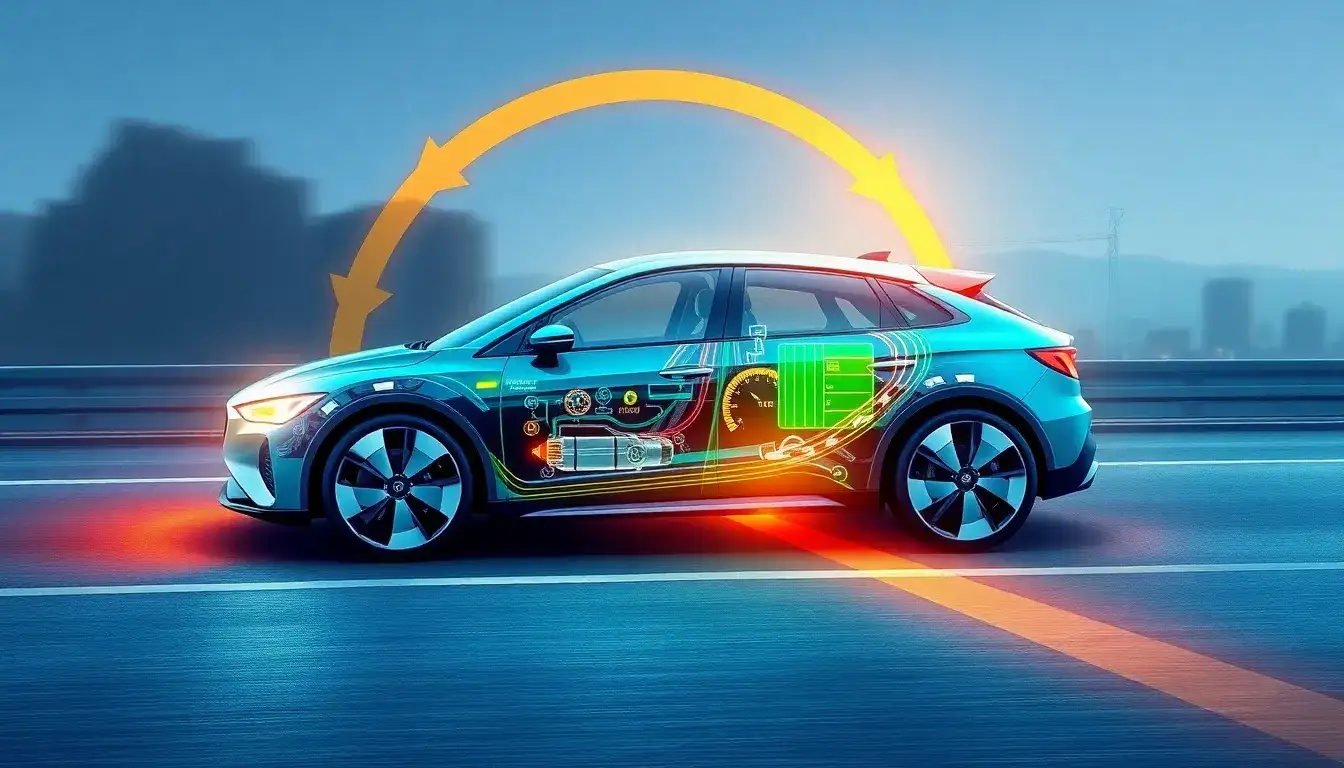 How does regenerative braking affect the fuel efficiency of PHEVs and HEVs