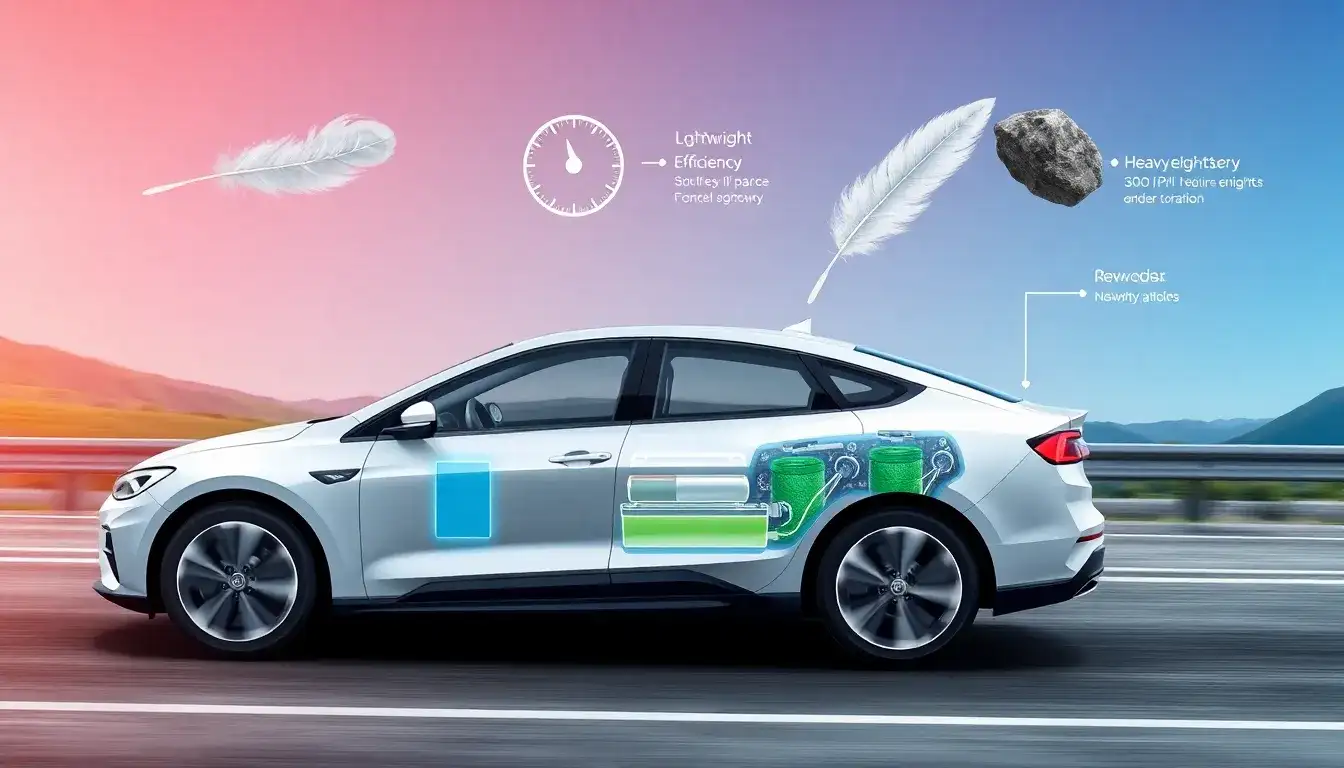 How does battery weight impact the overall performance of PHEVs