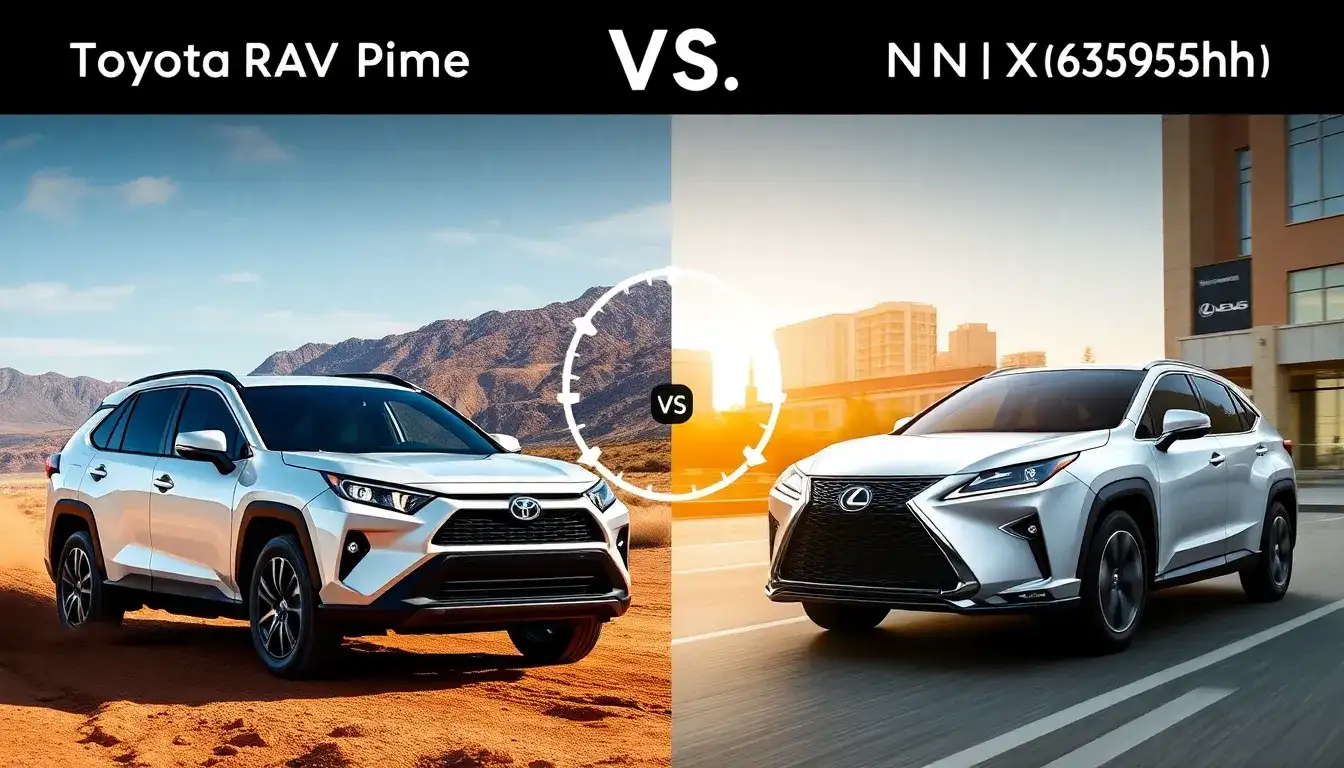 How does the Toyota RAV4 Prime compare to the Lexus NX450h+ in terms of real-world performance