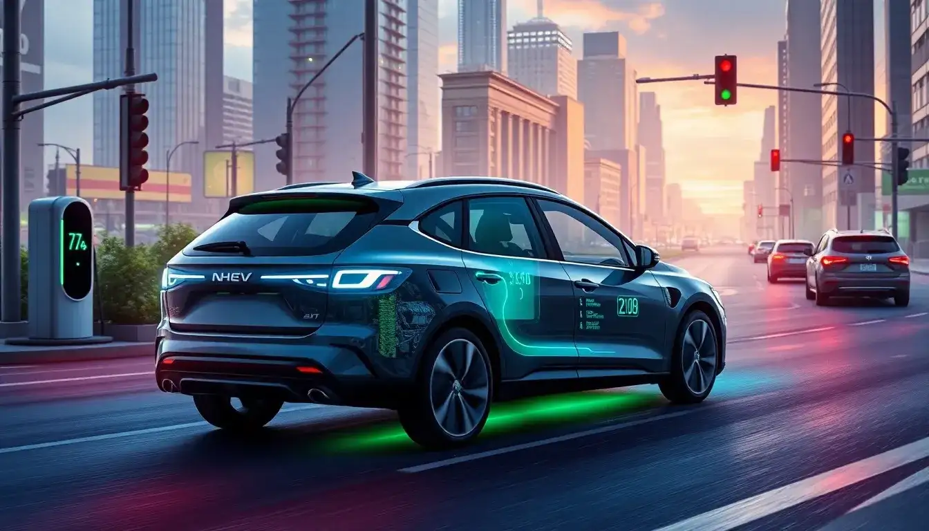 How does the fuel economy of PHEVs change when the electric range is depleted