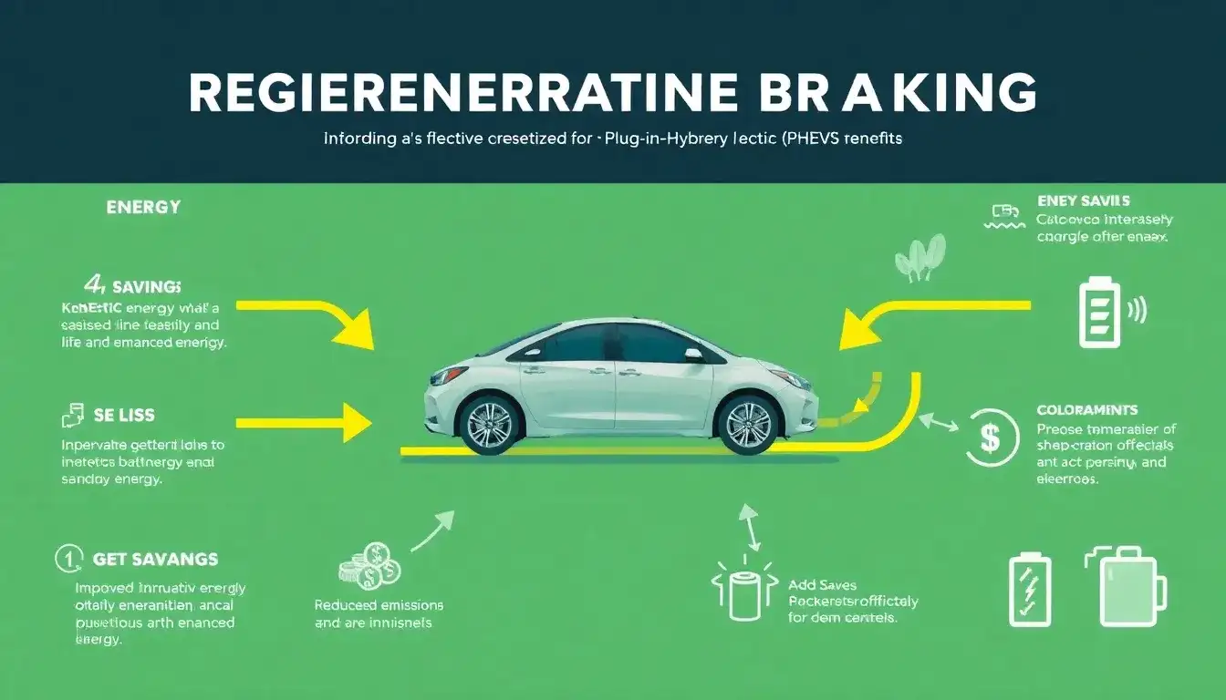 What are the main benefits of regenerative braking for PHEVs