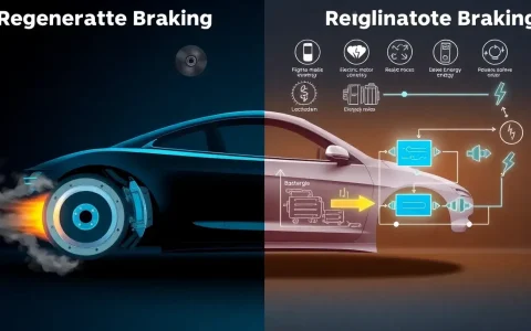 What are the main differences between regenerative braking and traditional braking