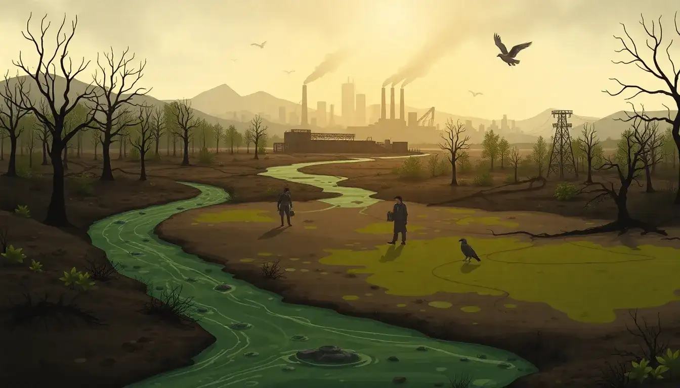 What are the long-term environmental consequences of lead contamination from battery recycling