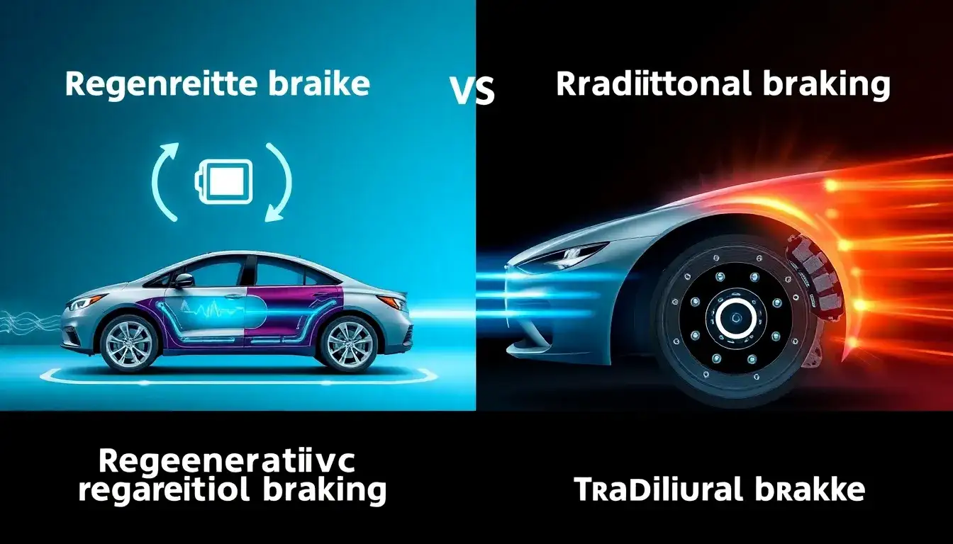 How does regenerative braking differ from traditional braking systems