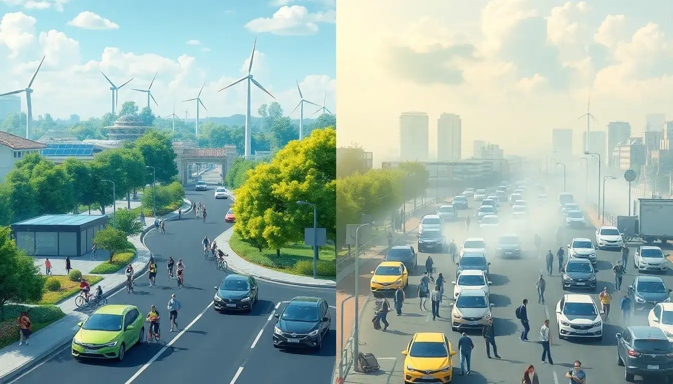 How do electric vehicles impact public health compared to gasoline-powered cars