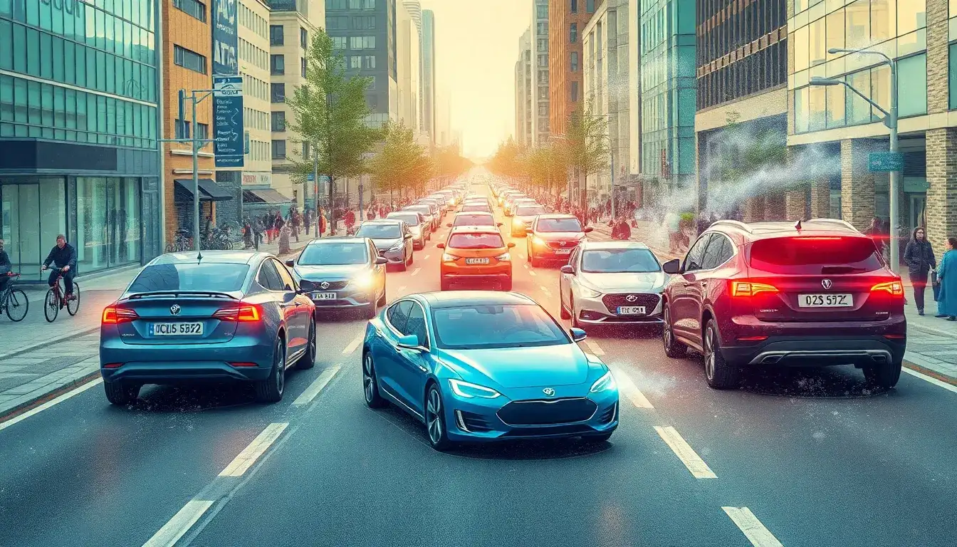 What are the main sources of non-exhaust emissions from electric vehicles