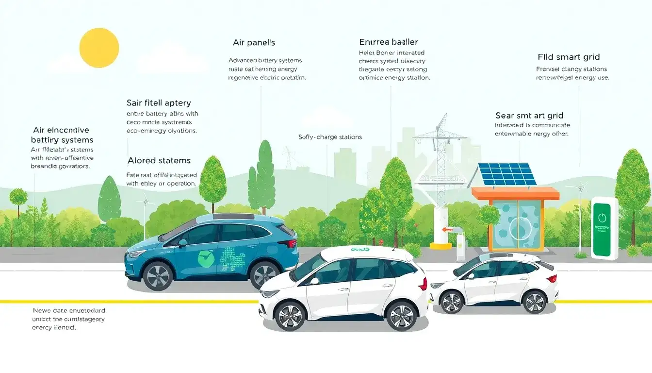 Are there any specific technologies that reduce non-exhaust emissions in electric vehicles