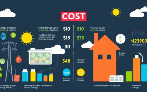 How does the cost of energy storage systems compare to traditional energy sources like electricity from the grid