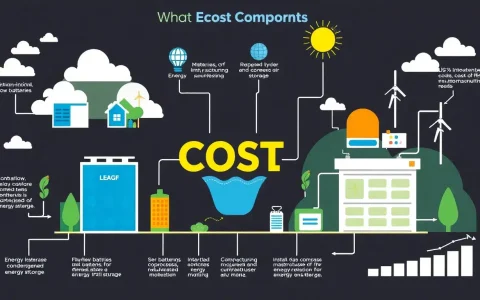 What are the main cost components for energy storage systems