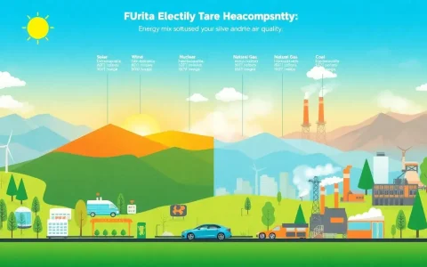 How does the energy mix used to charge EVs impact air quality in different regions