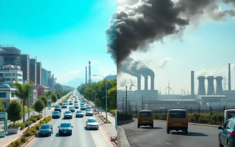 How do EVs affect air quality in regions with high coal usage for electricity generation