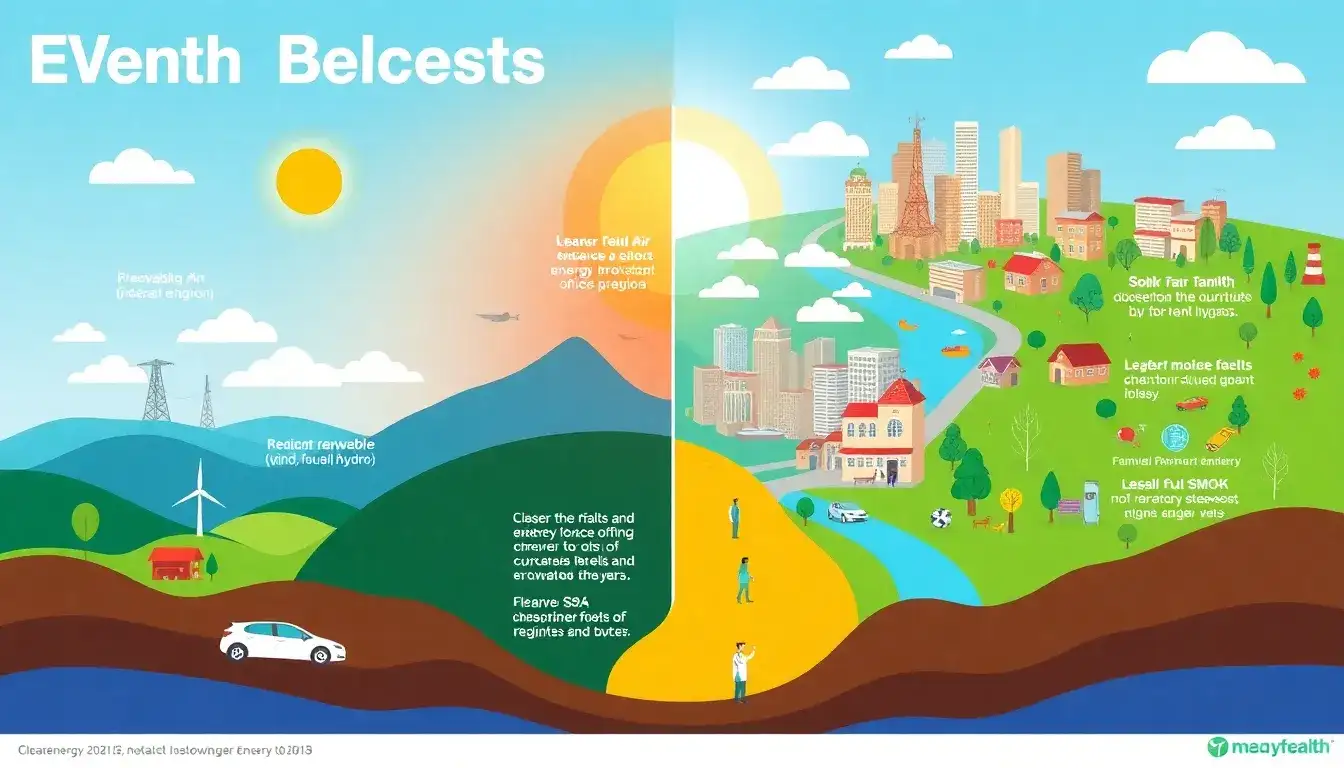 What are the health benefits of EVs in regions with different energy mixes