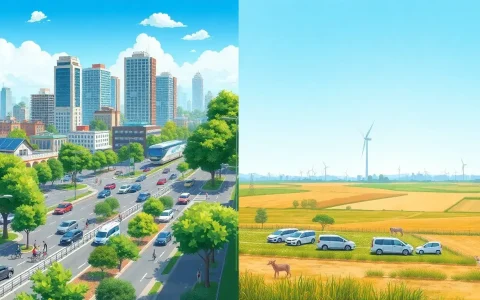 How do electric vehicles affect air quality in urban versus rural areas