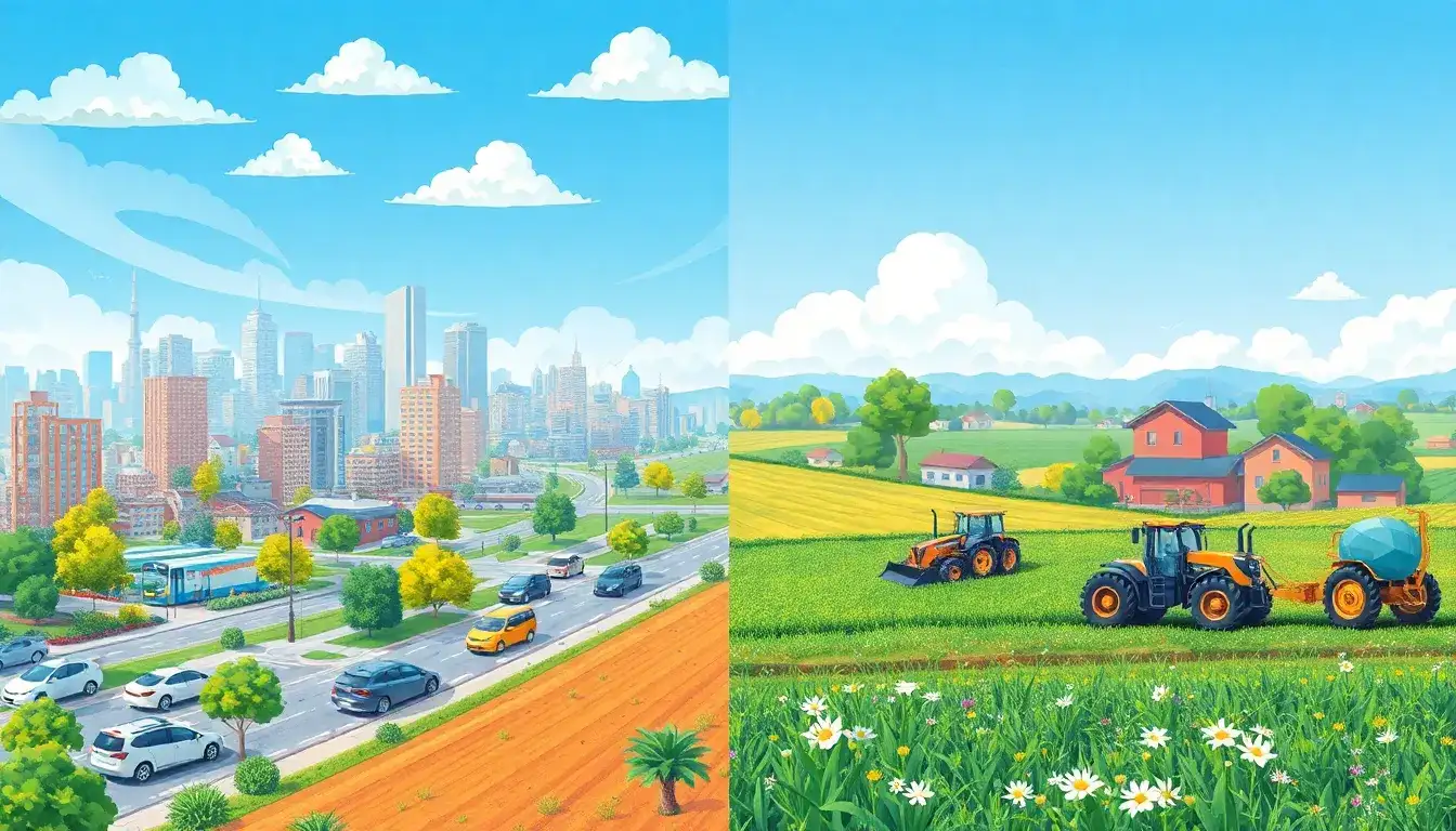 Are there any studies comparing air quality improvements in urban vs. rural areas due to EV adoption