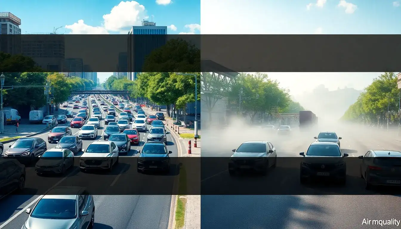 Do heavier electric vehicles offset the air quality benefits of zero tailpipe emissions