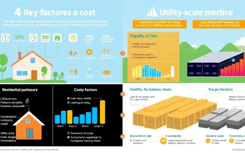 What are the main factors driving the cost differences between residential and utility-scale BESS