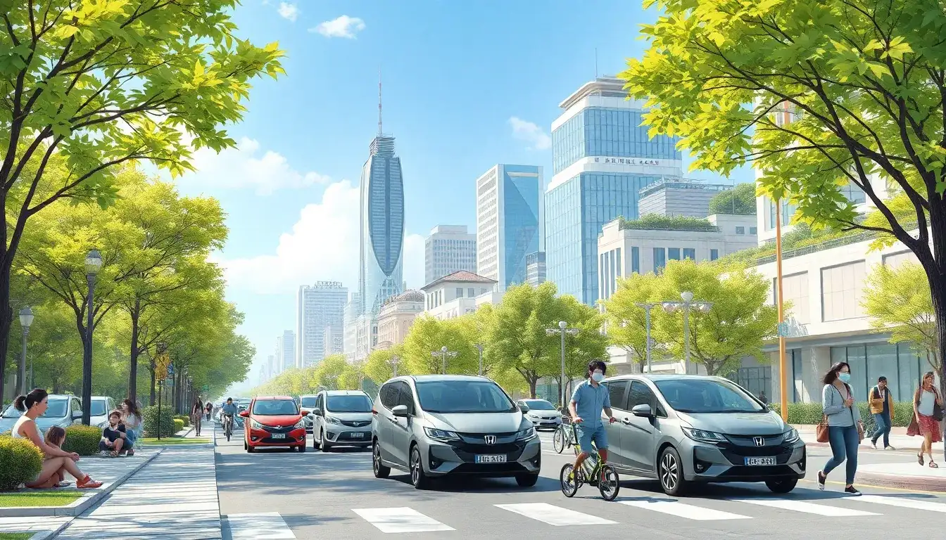 How do reduced PM2.5 emissions from EVs impact public health