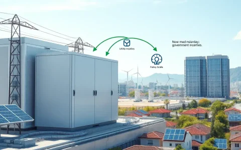 Are there specific government incentives that favor utility-scale BESS over residential ones