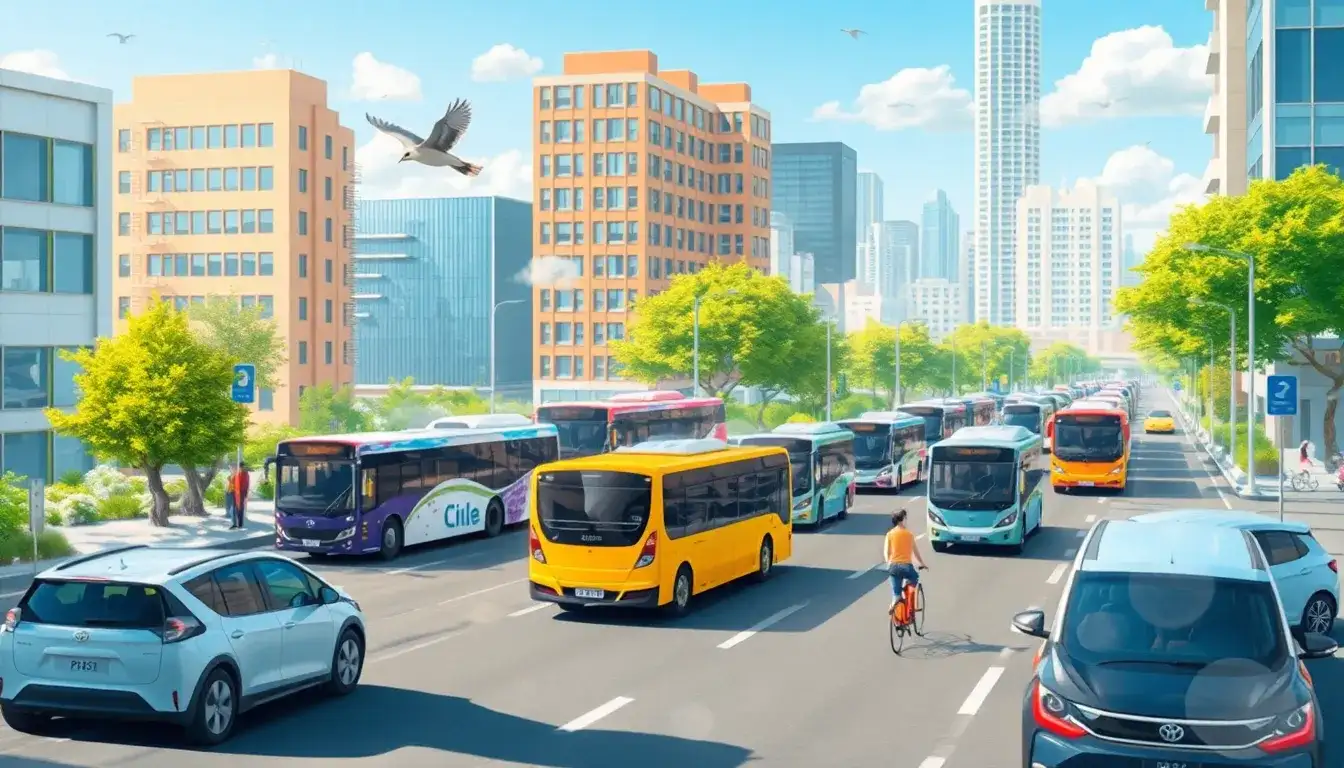 How do PM2.5 emissions from electric vehicles affect air quality in urban areas