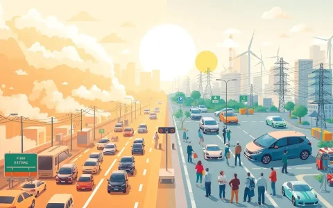 Are there any challenges or limitations in transitioning to electric vehicles for improving air quality
