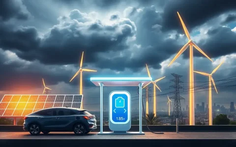 What are the main challenges of using renewable energy for EV charging stations