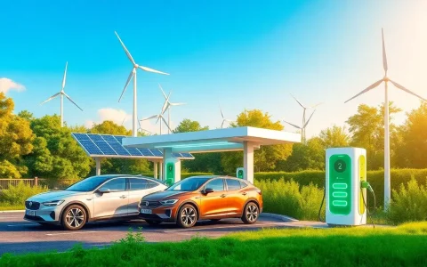 What are the advantages of using renewable energy sources for EV charging stations