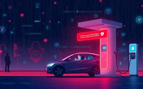 How do cyberattacks on EV charging stations pose health risks